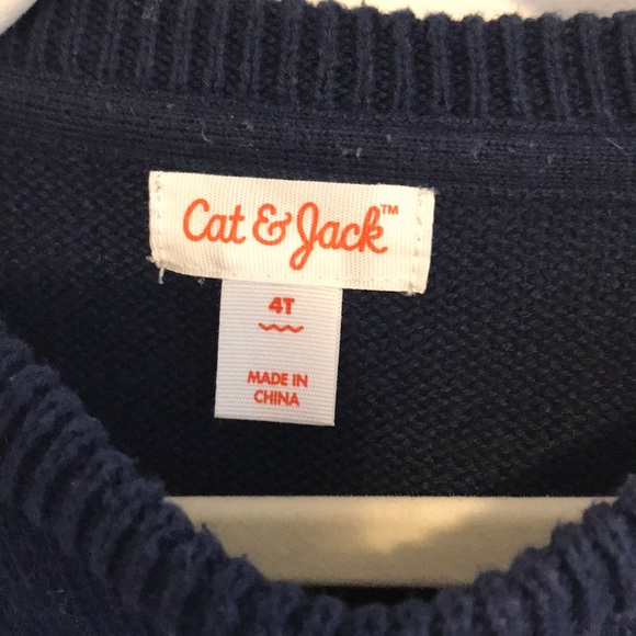 Barely worn Cat & Jack Ski Sweater - Picture 3 of 4